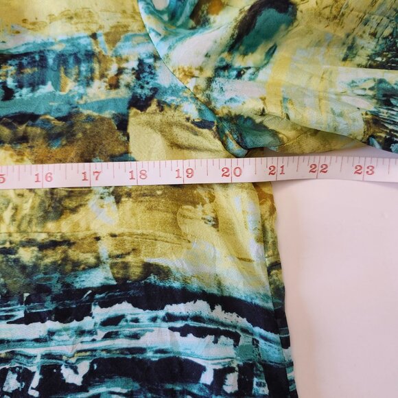 LAFAYETTE 148 ~ Silk Watercolour Blouse - Picture 7 of 9